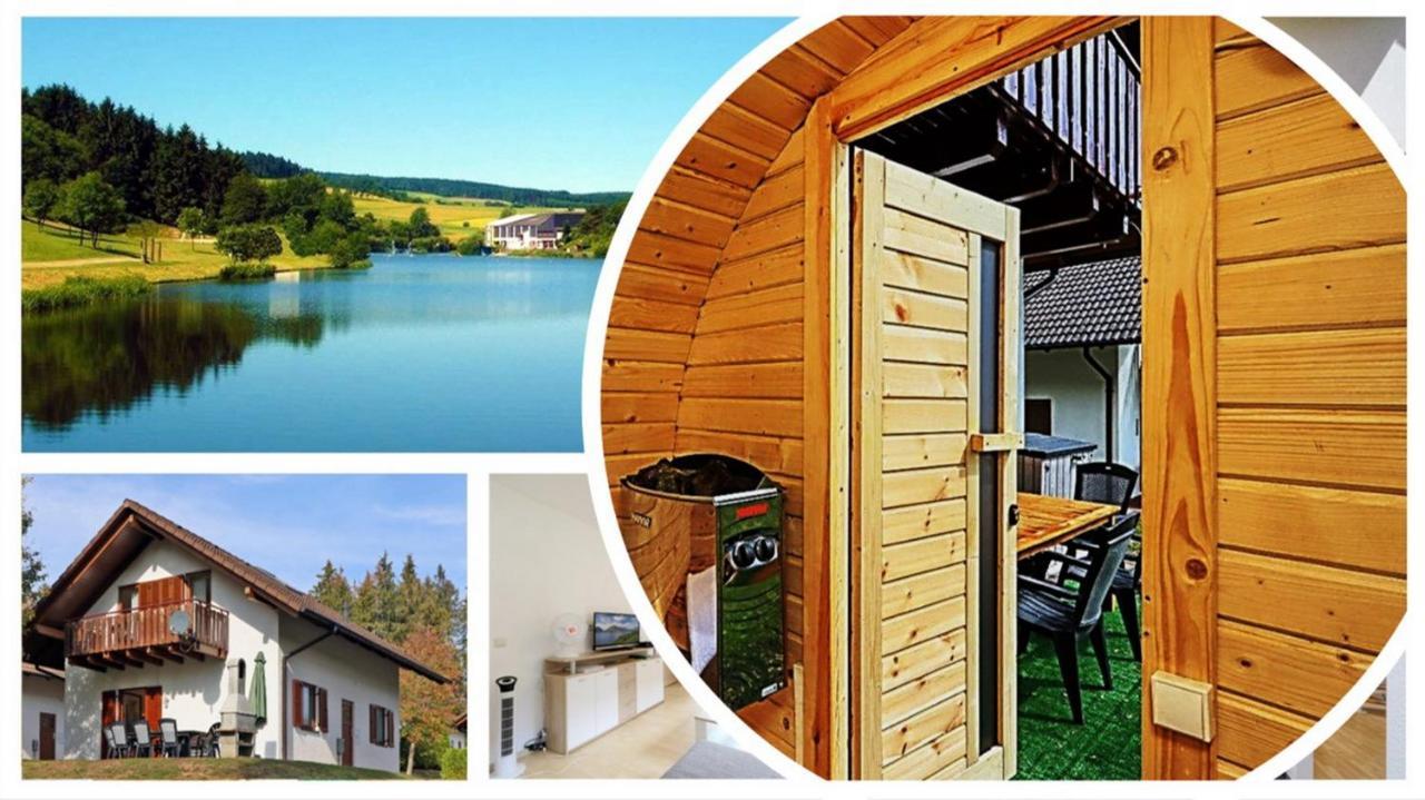 Seepark Kirchheim Ferienhaus Bei Vera Mit Sauna Eksteriør billede